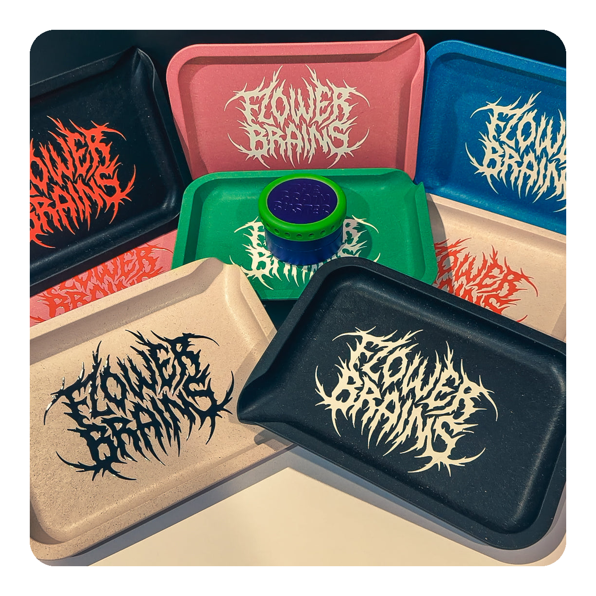 Grind & Roll Bundle - Brain Buster and Flower Trays