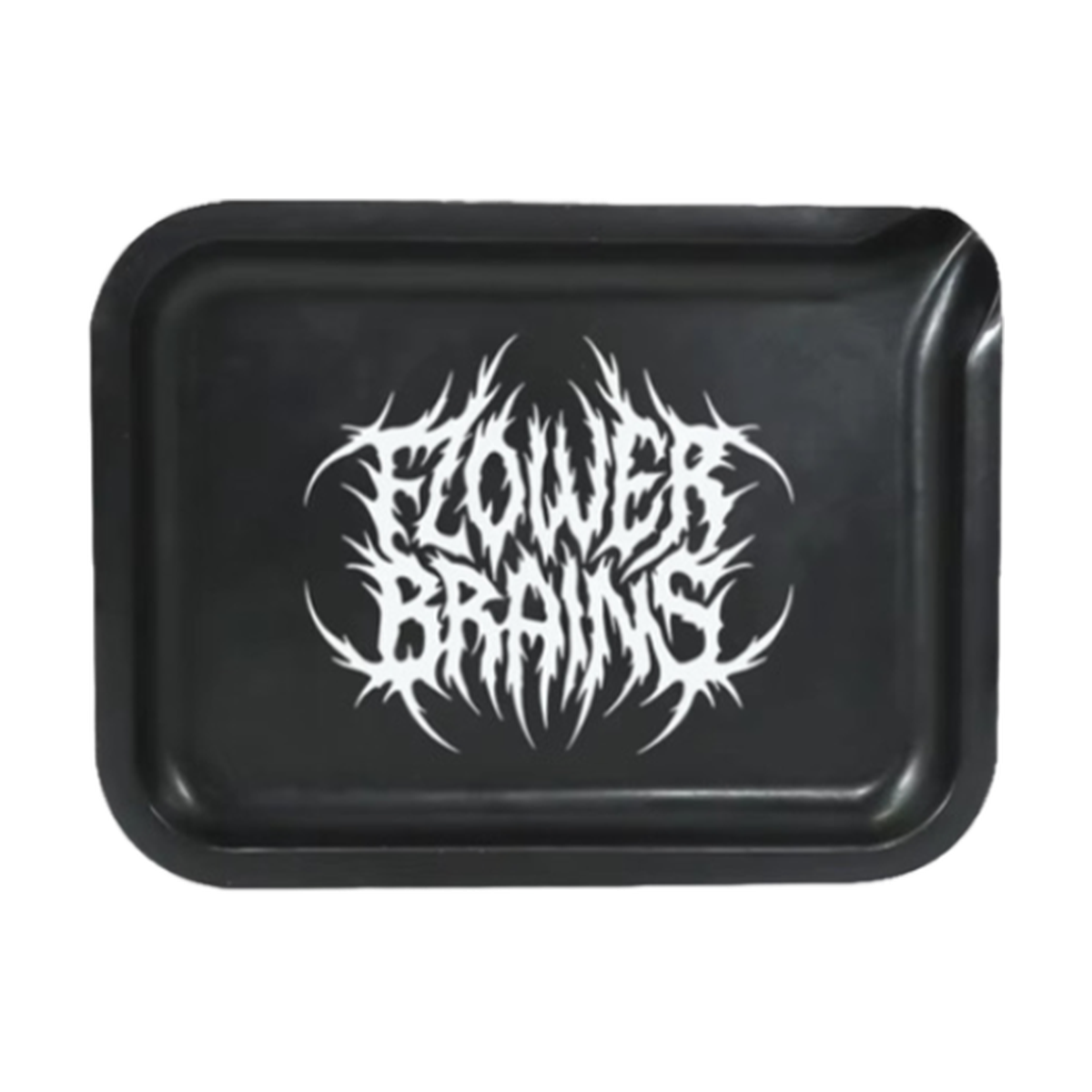 Flower Brains Flower Tray - Black/White