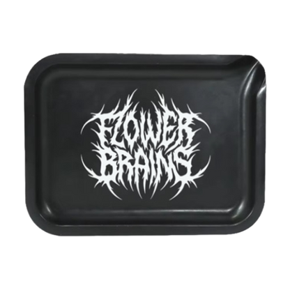 Flower Brains Flower Tray - Black/White