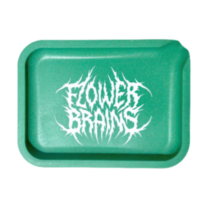 Flower Brains Flower Tray - Mint/White