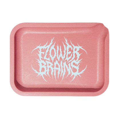 Flower Brains Flower Tray - Pink/White