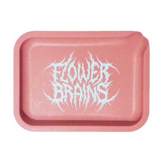 Flower Brains Flower Tray - Pink/White