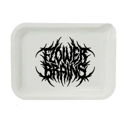 Flower Brains Flower Tray - White/Black